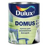 Краска полуглянцевая Dulux Domus для деревянных фасадов BC (9,4л)